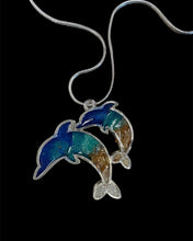 Load image into Gallery viewer, Sat Feb 22 11am UV Ocean Resin Pour Necklace