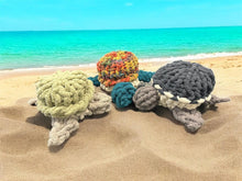 Load image into Gallery viewer, Sun April 27 11am Chunky Knit Large Sea Turtle Pillow