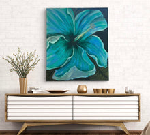 Load image into Gallery viewer, Sun March 2 11am 16x20 Hibiscus In Acrylics