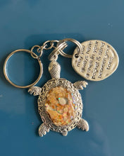 Load image into Gallery viewer, Mon March 17 j11am "Shell in Your Pocket" UV Ocean Resin Pour Keychain