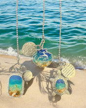 Load image into Gallery viewer, Sat April 26 11am Ocean Resin Pour Fan Pulls Workshop