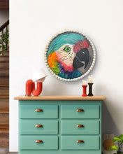 Load image into Gallery viewer, Sun Aug 10 11 am Large Parrot Wood Bead Canvas