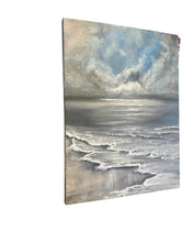 Load image into Gallery viewer, Sept 14 11am 18x24 Illuminating Layers "Mastering Light and Movement" Acrylics Sepia Ocean Workshop