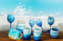 Load image into Gallery viewer, Friday Nov 14 8am Coffee and Canvas Coffee Mug Wine Glass Uv Resin Workshop