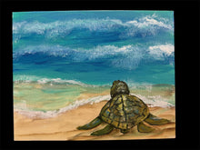 Load image into Gallery viewer, Fri Sept 5 8am Coffee And Canvas Baby Turtle