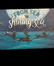 Load image into Gallery viewer, Fri Dec 12 11am From Sea To Shining Sea 2 Foot Wood Sign Workshop