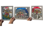 Load image into Gallery viewer, Thur Dec 11 8x10 Stain Glass Santa Workshop
