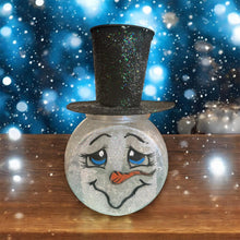Load image into Gallery viewer, Thur Dec 18 11am Thursday Special $35 2 Tier Snowman cookie/candy Jary Workshop