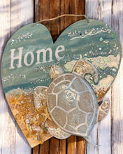 Load image into Gallery viewer, Sun Feb 8 11am Resin Mosaic 12" 3D Sea Turtle Sign Workshop