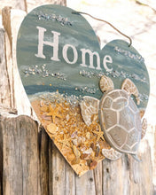 Load image into Gallery viewer, Sun Feb 8 11am Resin Mosaic 12" 3D Sea Turtle Sign Workshop