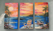 Load image into Gallery viewer, Sun March 15 9-3 "Island Trio" All Day Paint Event