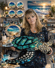 Load image into Gallery viewer, Sat April 11 11am 3ft Sea Turtle Resin Suncatcher Workshop