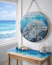 Load image into Gallery viewer, Sunday June 7 11am 20" Wood / Resin Dolphin Sign Workshop