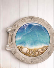 Load image into Gallery viewer, Sat April 18 11am Large Porthole Resin Pour Art Workshop