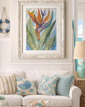 Load image into Gallery viewer, Thur March 12 8am Coffee and Canvas Bird O Paradise
