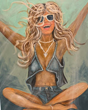 Load image into Gallery viewer, Sun June 21 11am "Free Spirit" Oversize Canvas in Acyrlics
