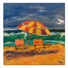 Load image into Gallery viewer, Thur July 16 8am Coffee and Canvas "You and Me By The Sea"