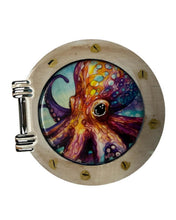 Load image into Gallery viewer, Thur June 4 8am Coffee and Canvas Octopus Porthole