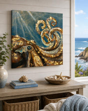 Load image into Gallery viewer, Sat July 18 11am Gold Leaf Octopus Workshop