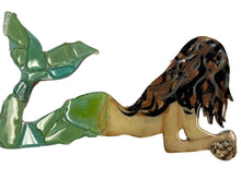 Load image into Gallery viewer, Mon Aug 17 11am SPECIAL PRICE Resin Sea Glass Mermaid