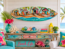 Load image into Gallery viewer, Sun Oct 25 11am ALL DAY EVENT "Surf City" 36x12 Acrylics Workshop