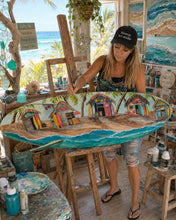 Load image into Gallery viewer, Sun Oct 25 11am ALL DAY EVENT "Surf City" 36x12 Acrylics Workshop