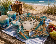 Load image into Gallery viewer, Mon Sept 21 11am Ocean Treasure Resin Sea Turtle Bowl Workshop