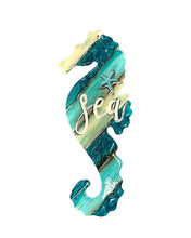 Load image into Gallery viewer, Thur Aug 27 8am 17" Weathered Seaglass Resin Seahorse Workshop