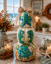 Load image into Gallery viewer, Sunday October 4 11am 3 Tier 2ft Tall Coastal Pumpkin Workshop