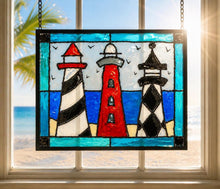 Load image into Gallery viewer, Wed Octobe 14 8am LIght House Stain Glass Workshop