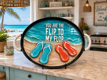 Load image into Gallery viewer, Friday October 23 8am Coffee and Canvas Flip To My Flop Tray Workshop
