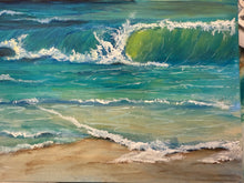 Load image into Gallery viewer, Thur April 3 8am COFFEE AND CANVAS CLUB Ocean Wave
