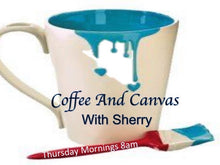 Load image into Gallery viewer, Thur April 3 8am COFFEE AND CANVAS CLUB Ocean Wave