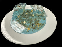 Load image into Gallery viewer, Sun Feb 7 11am 3 Piece Shell Starfish Resin Serving Set
