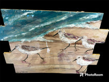 Load image into Gallery viewer, Sun April 21 11am Sand Piper Wood Sign
