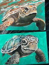 Load image into Gallery viewer, Sun June 23 11am Set of 6 4x6 Canvas Paintings/Cards
