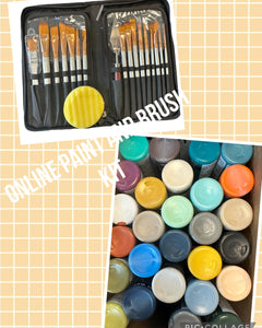 Online Paint and Brush Set