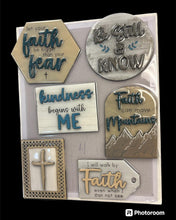 Load image into Gallery viewer, ONLINE WORKHOPS &quot;Faith&quot; 3 tier decor or ornaments
