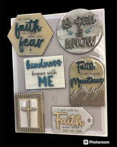 ONLINE WORKHOPS "Faith" 3 tier decor or ornaments