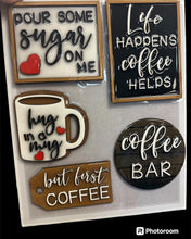 Load image into Gallery viewer, Tier Tray or Ornament &quot;Coffee&quot; Set
