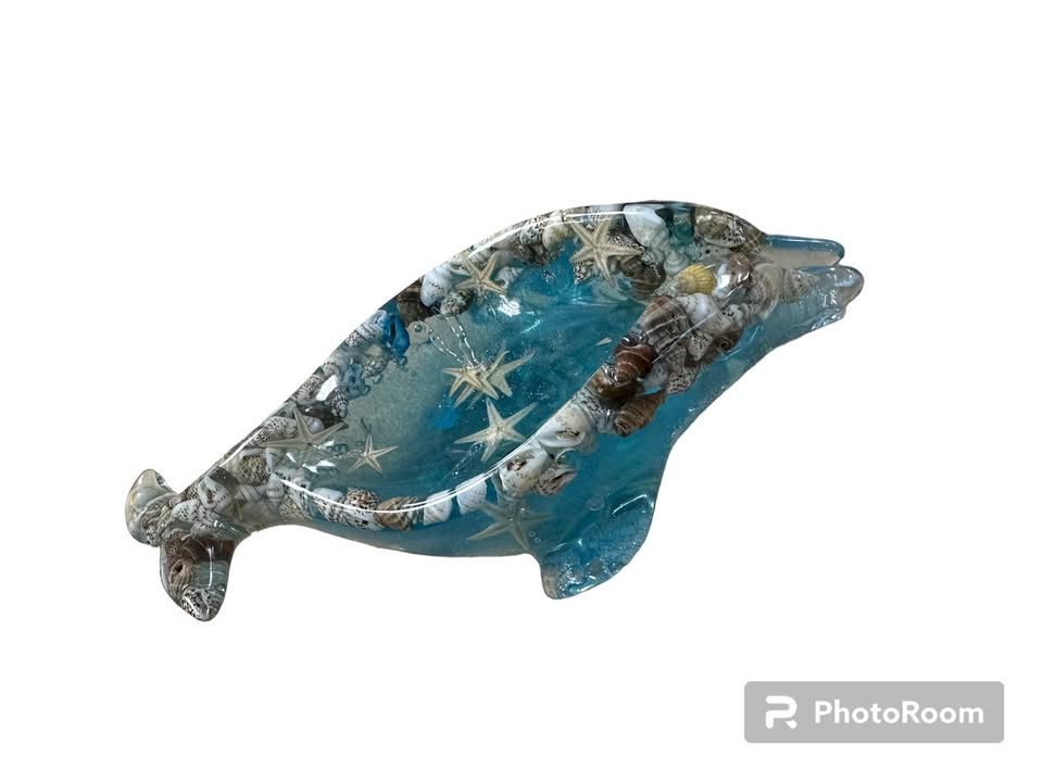 Sat Oct 4 11am Under The Sea Dolphin Resin Soap Dish