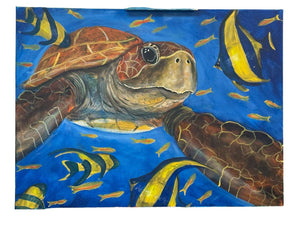 Sat June 21 11am "Swimming With The Angels" 16x20 Acrylics Workshop