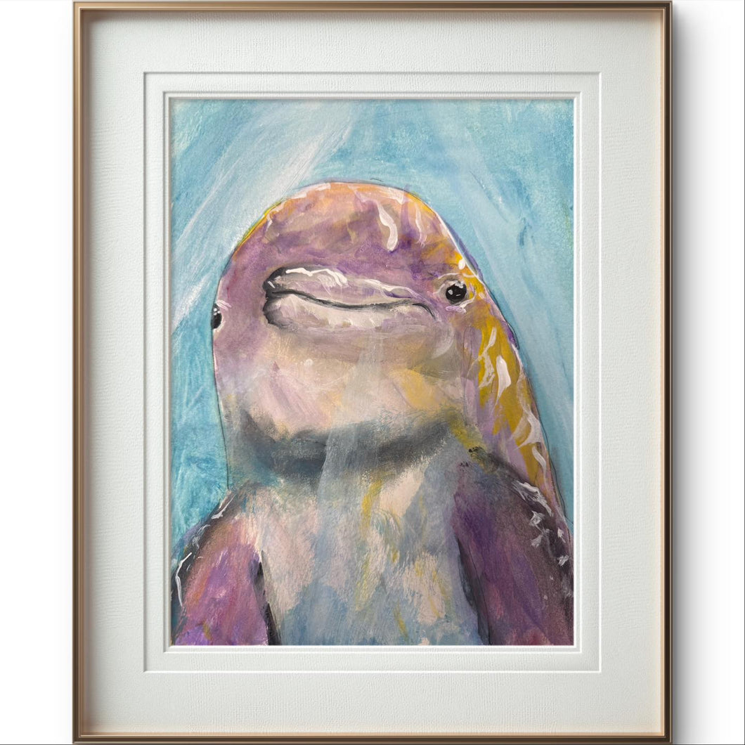 Thur July 24 8am Coffee and Canvas Dolphin Acrylic Wash