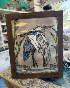 Sun July 6 11am Blue Heron Stained Glass Workshop