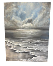 Load image into Gallery viewer, Sept 14 11am 18x24 Illuminating Layers &quot;Mastering Light and Movement&quot; Acrylics Sepia Ocean Workshop
