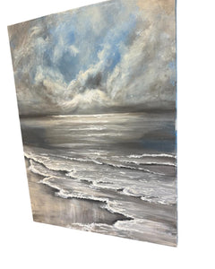 Sept 14 11am 18x24 Illuminating Layers "Mastering Light and Movement" Acrylics Sepia Ocean Workshop
