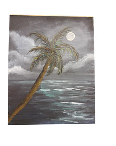 Thur26 8am June  Night Palm Coffee and Canvas