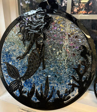 Load image into Gallery viewer, Sat Nov 8 11am xl 2ft Mermaid Crushed Glass Resin SunCatcher
