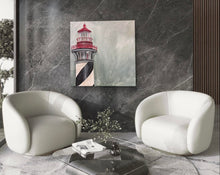 Load image into Gallery viewer, Sun Sept 21 11am 20x20 Saint Augustine Lighthouse in Acrylics
