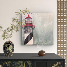 Load image into Gallery viewer, Sun Sept 21 11am 20x20 Saint Augustine Lighthouse in Acrylics
